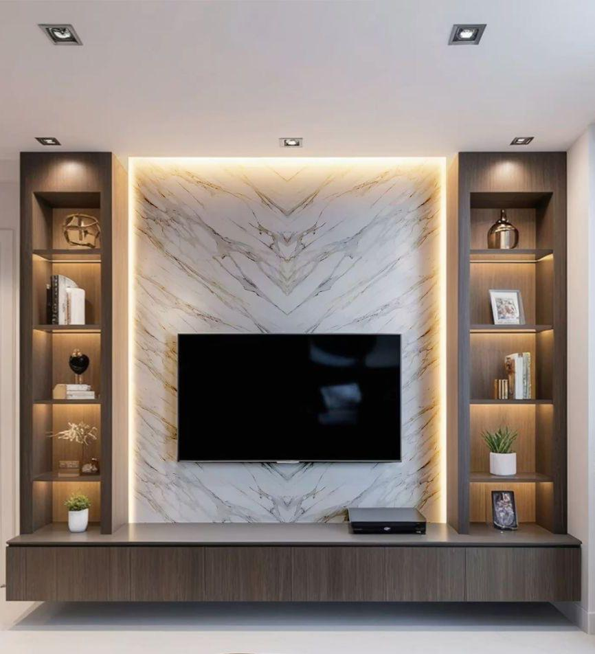 Hilaal TV wall design